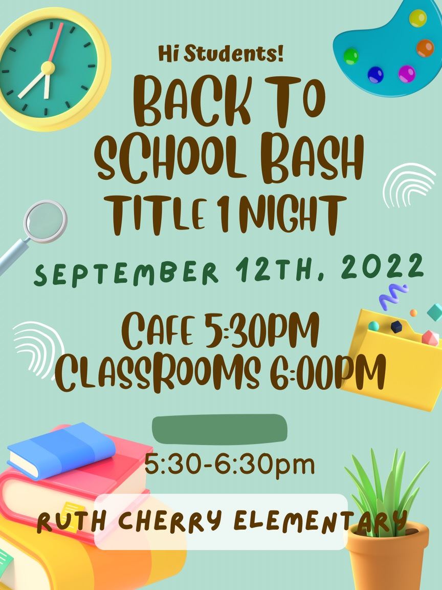 Back to School/Title 1 Night